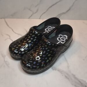 Sanita Smart Step Prof. Prism Printed Patent Clogs 37